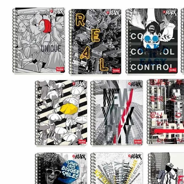 CUADERNO PROF. INBLACK SCRIBE 9250 RAYA ESP. 200H. C.12